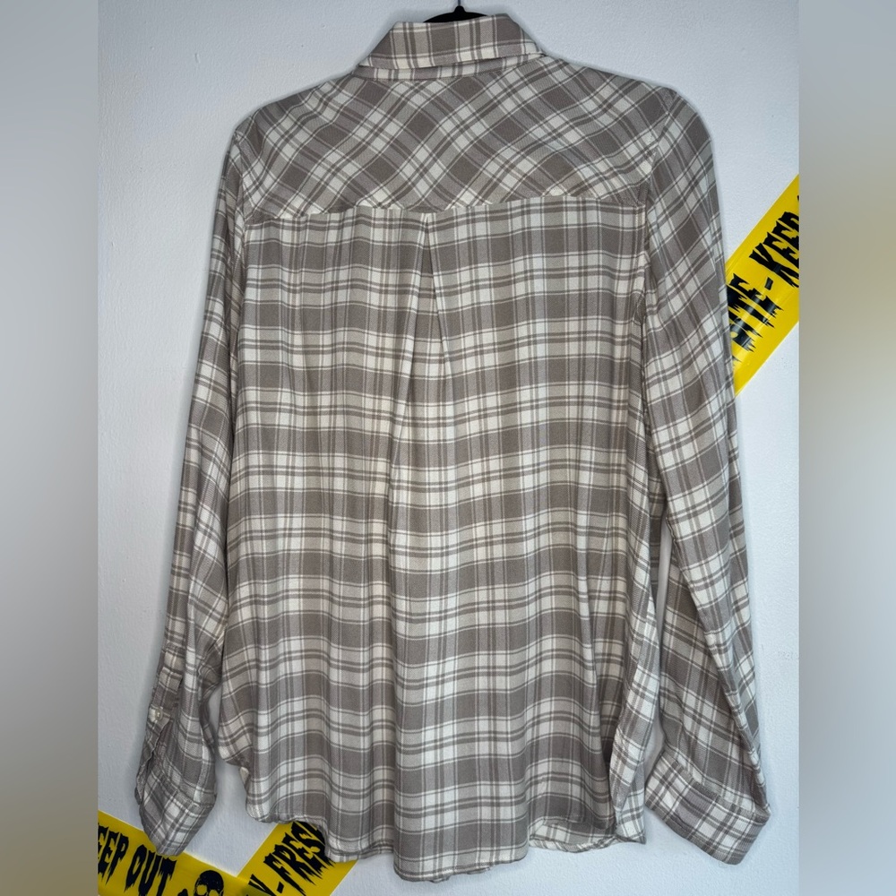 Lucky Brand Women’s Plaid Button-Down Shirt (Size M) - Picture 2 of 5
